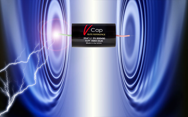 V-Cap CuTF Copper Foil and Fluoropolymer Film Audio capacitors
