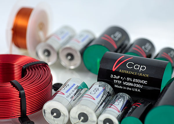 V-Cap Fluoropolymer and Oil Impregnated Audio Capacitors